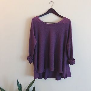 PURPLE FREE PEOPLE THERMAL